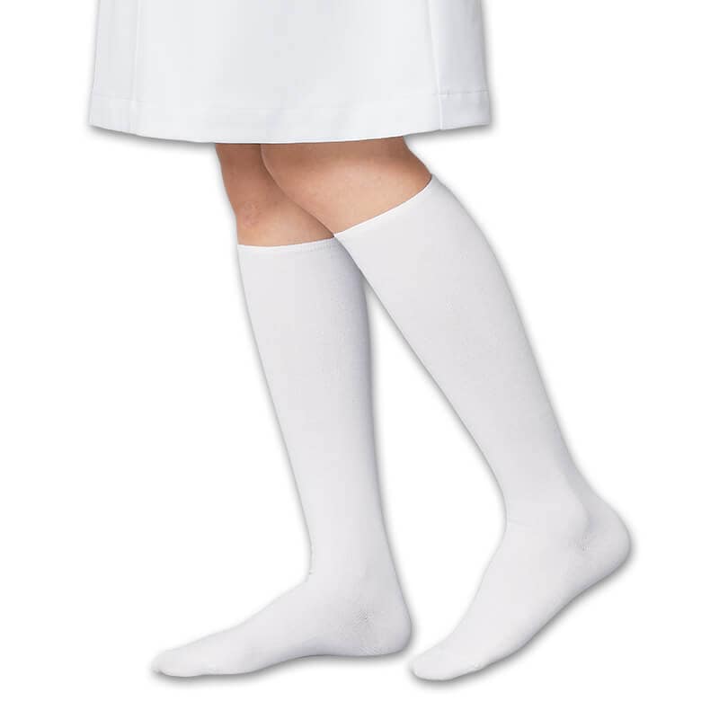 日本製ムレにくいシルク混着圧ソックス