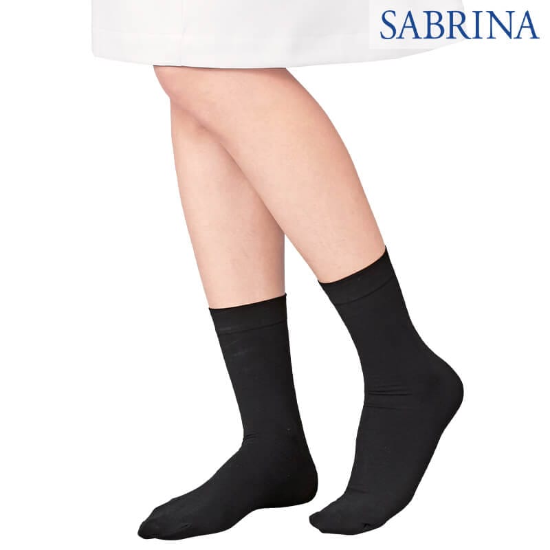 ＜SABRINA＞履く珪藻土ミドルクルー丈ドライソックス