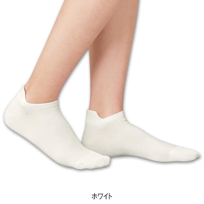 ＜アセドロン＞スパっとシューズ対応吸放湿消臭スニーカー丈ソックス