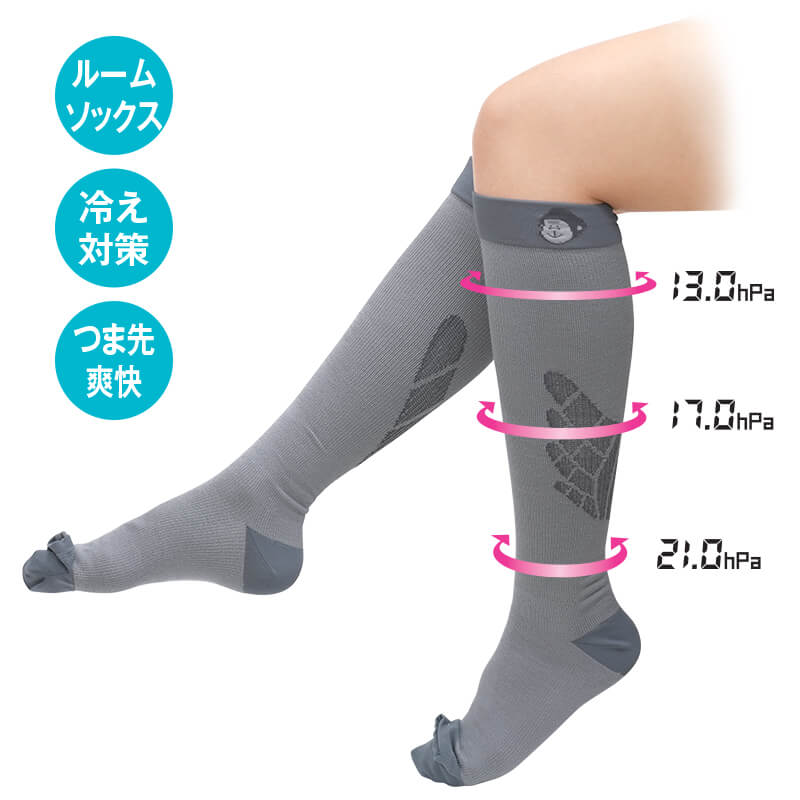 ベビーゴリラのひとつかみ 着圧ソックス