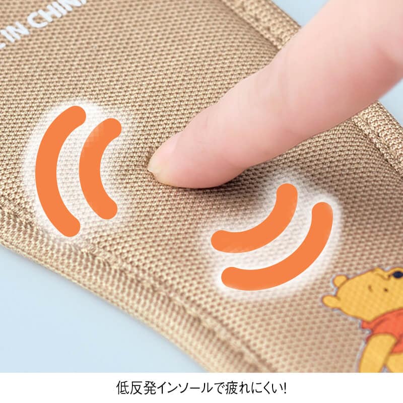 ＜ディズニー＞幅広4E軽量ゴム紐スニーカー