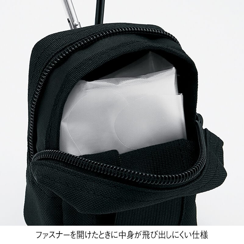 持ち運びできる！ディスポ手袋収納ポーチ