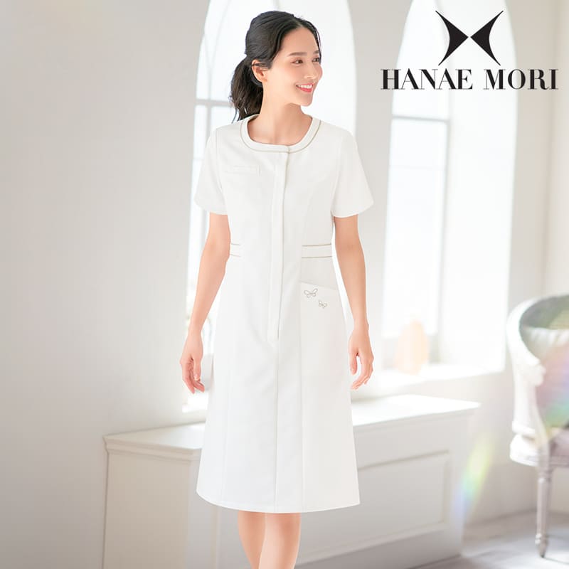 ＜ハナエモリ＞ウエストベルトスクエアワンピース