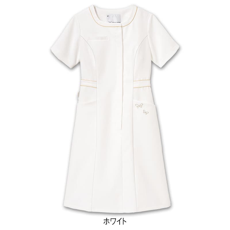 ＜ハナエモリ＞ウエストベルトスクエアワンピース