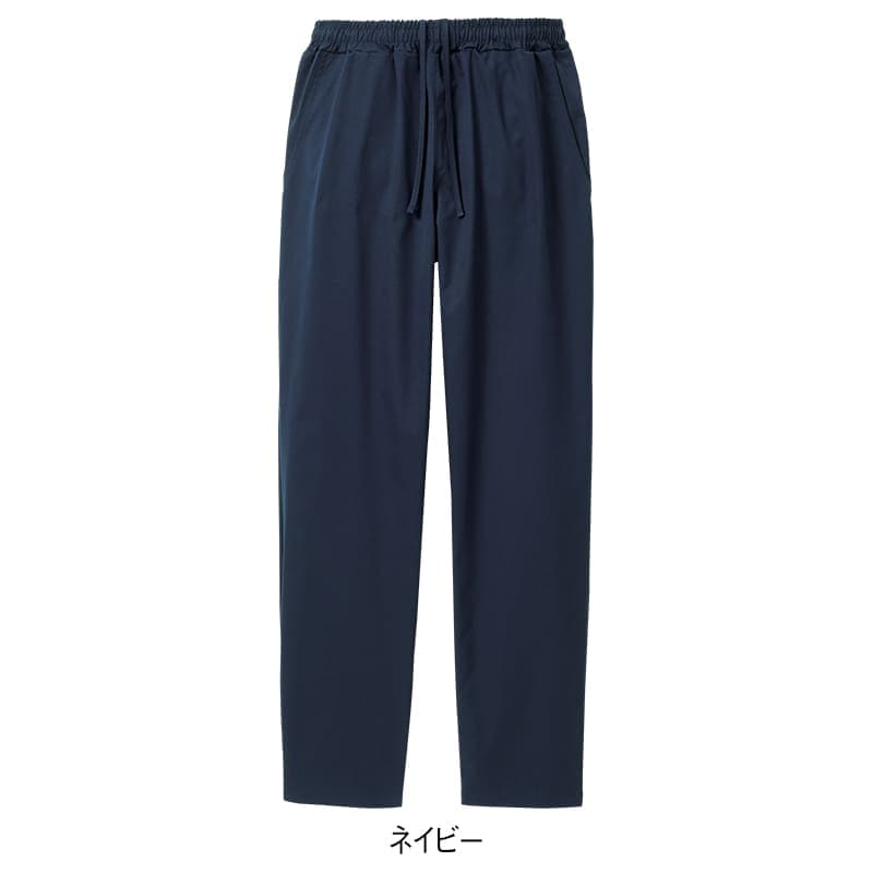 オールシーズン快適！ ストレッチウエスト総ゴムストレートパンツ(男女兼用)