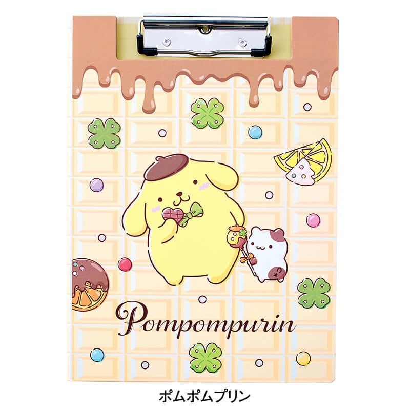 ＜サンリオキャラクターズ＞クリップボードカバー付き