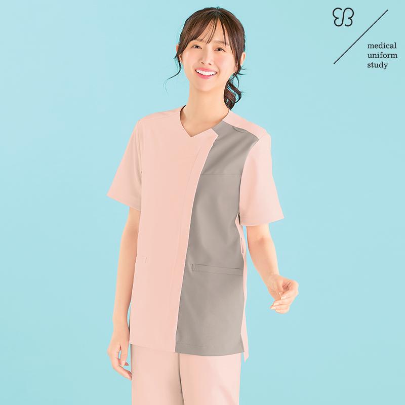 <uka medical uniform study>ストレッチスクラブ(男女兼用) UM503