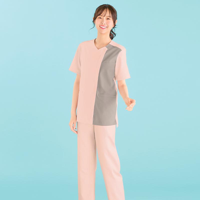<uka medical uniform study>ストレッチスクラブ(男女兼用) UM503