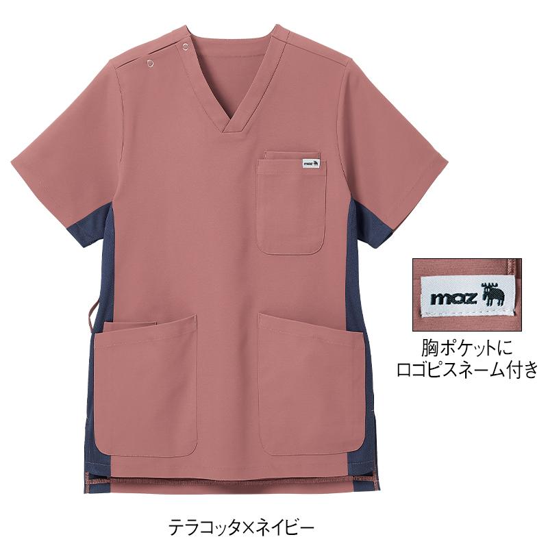 <moz>なめらかストレッチサイドメッシュスクラブ(男女兼用)