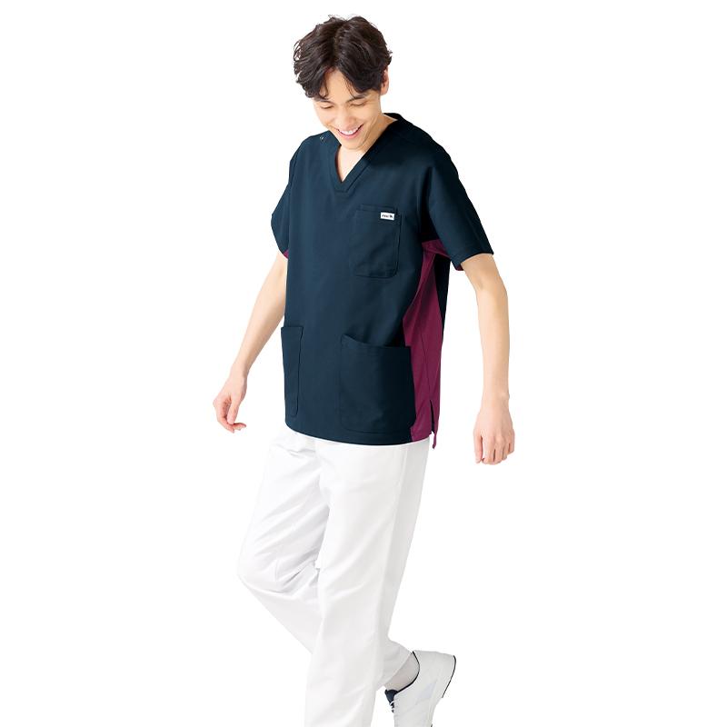 <moz>なめらかストレッチサイドメッシュスクラブ(男女兼用)