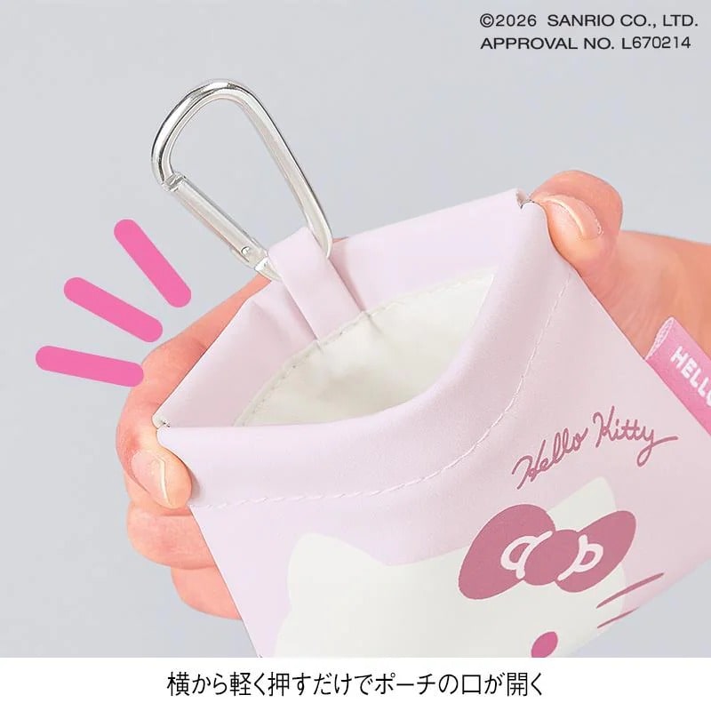 <サンリオキャラクターズ>ばね口ポーチ