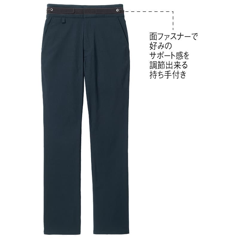 腰シャキストレートパンツ