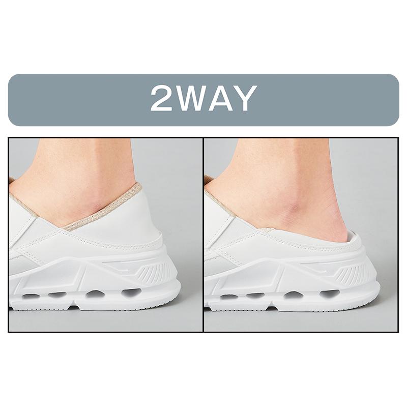 スポーツフィット むれにくい2WAYシューズ(冷感素材中敷付き)
