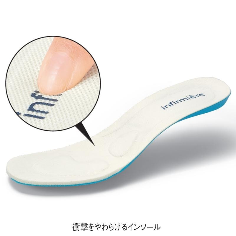 ベルトデザインセパレート底エアーシューズ(クッション中敷付き)