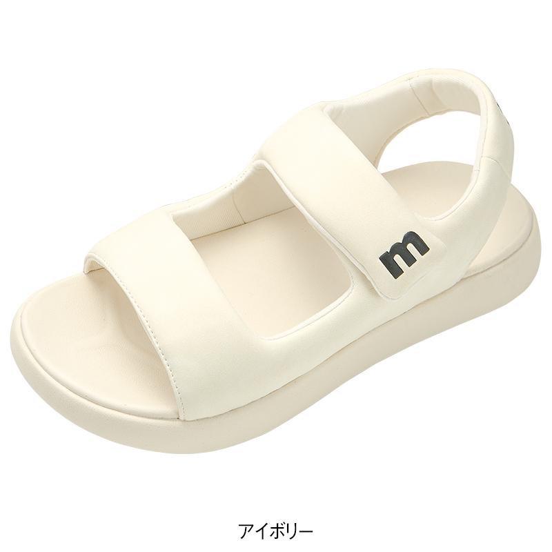 <moz>ぷっくりデザインスポーツサンダル