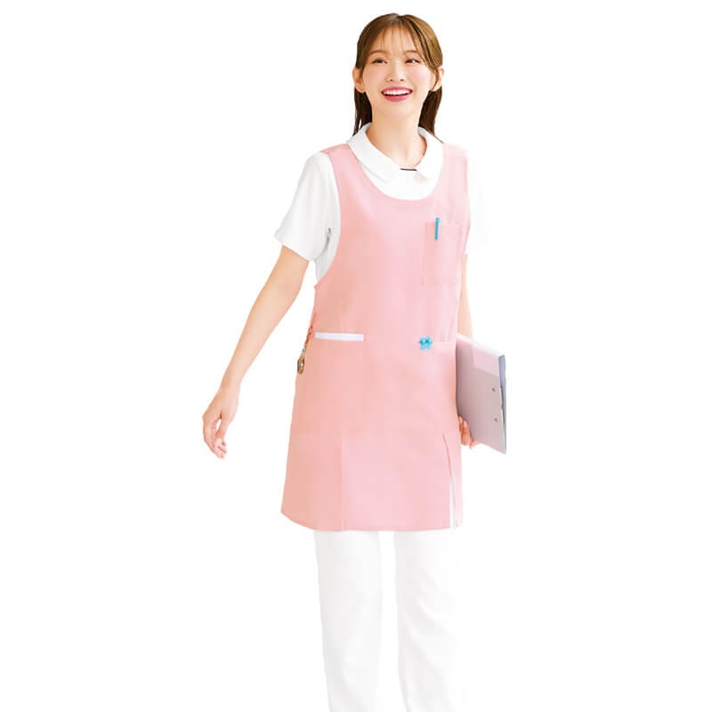 サッと被れて収納たっぷり!ダブルスリットタスキ型エプロン