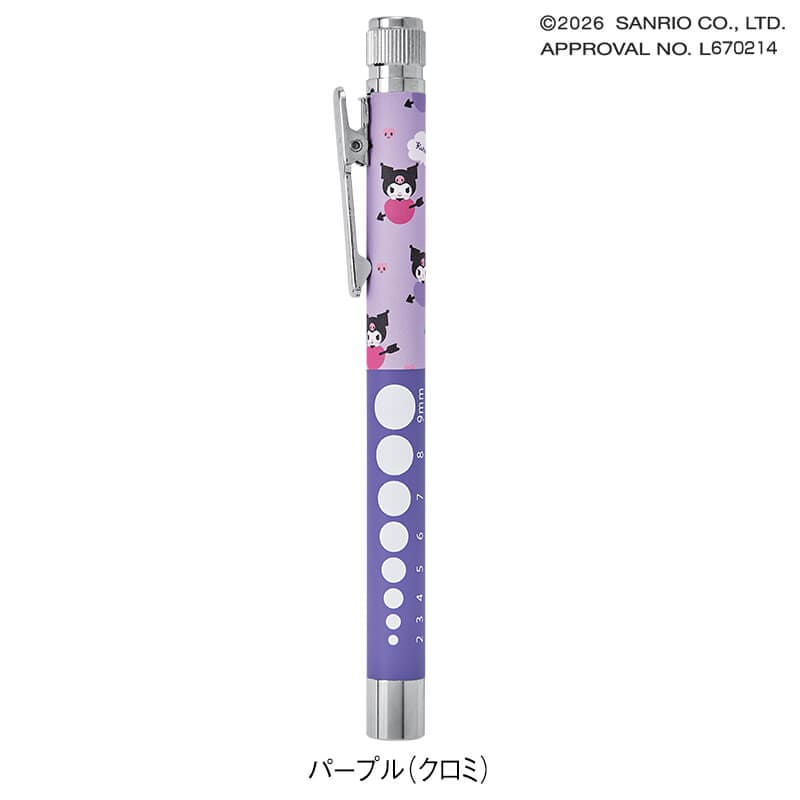 <サンリオキャラクターズ>スリム回転式スイッチ白色LEDペンライト