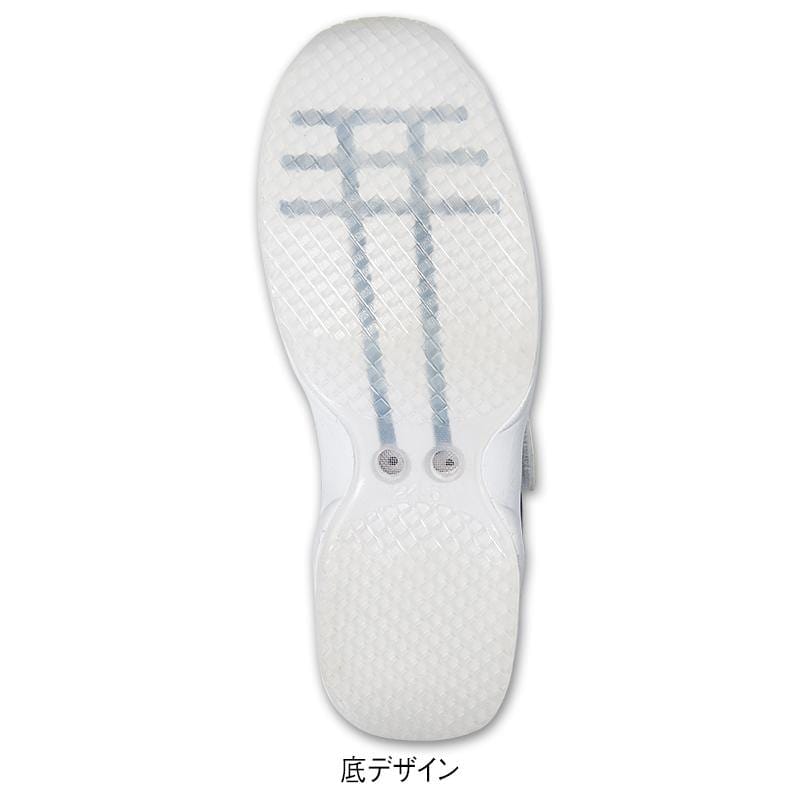 <天使のナースシューズ>手を使わず履ける4E外反母趾にもやさしいスリッポンエアーシューズ