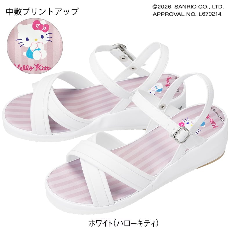 <サンリオキャラクターズ>クロスハートエアーサンダル