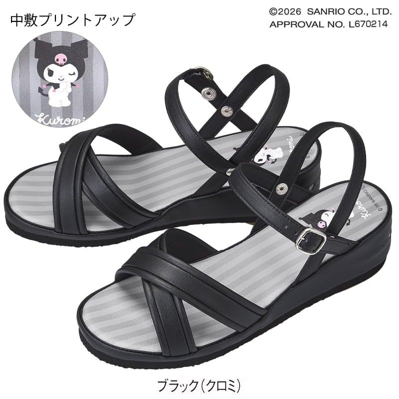 <サンリオキャラクターズ>クロスハートエアーサンダル