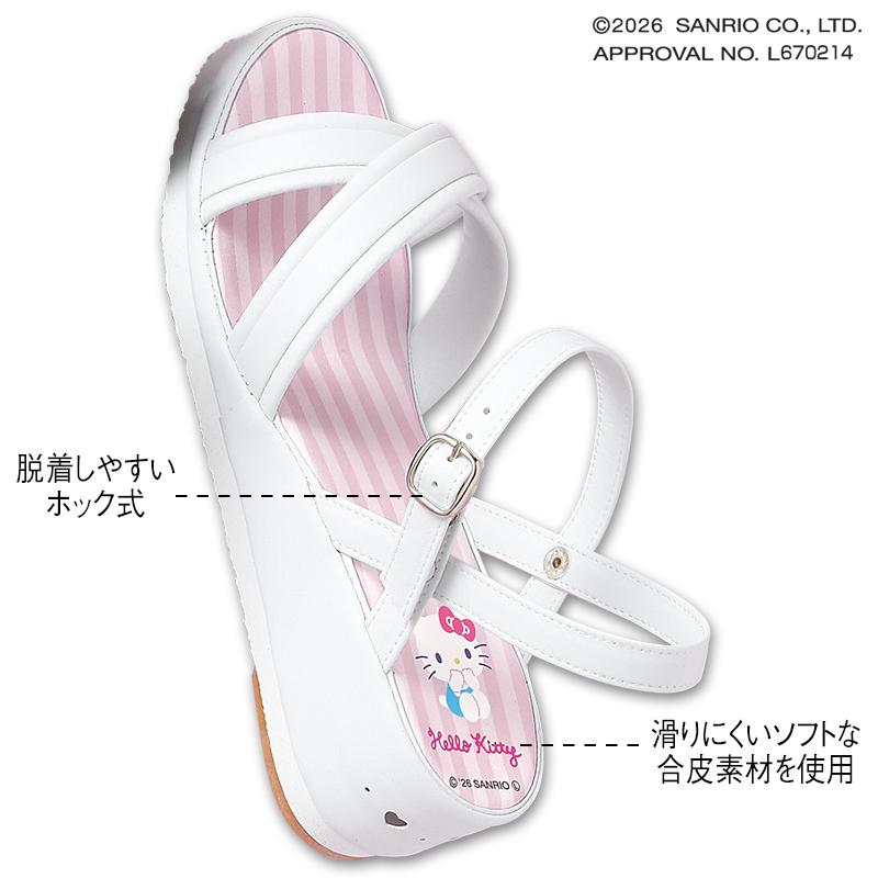 <サンリオキャラクターズ>クロスハートエアーサンダル