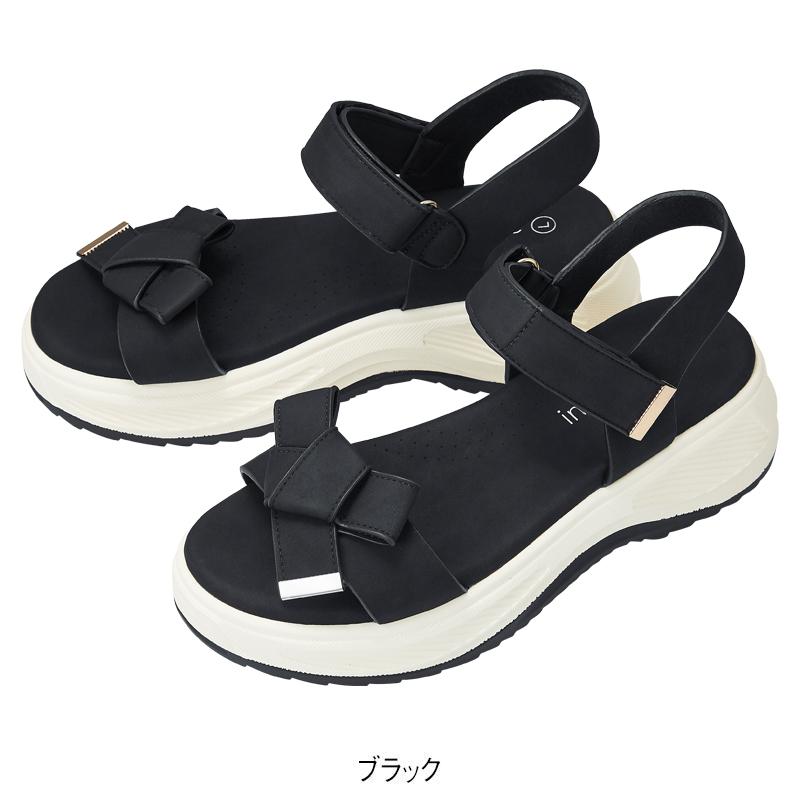 リボンデザインスポーツサンダル