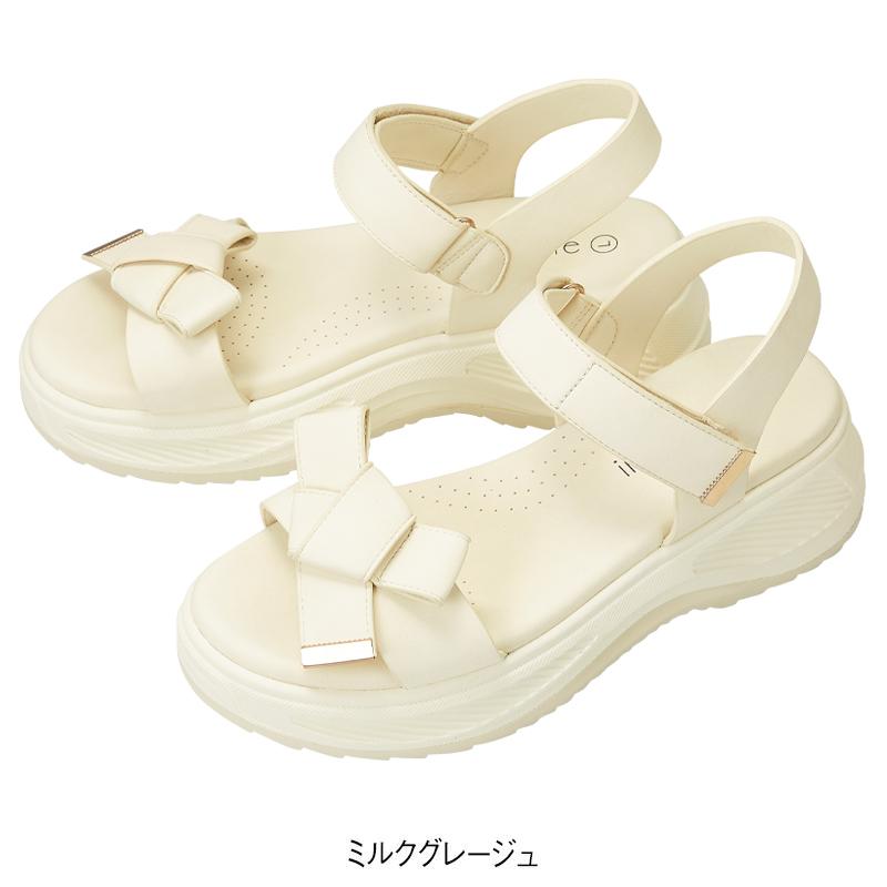 リボンデザインスポーツサンダル