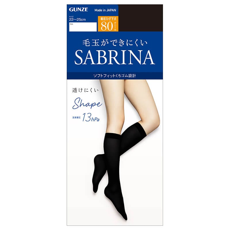 <SABRINA>毛玉ができにくいソフト着圧タイツ(80D)
