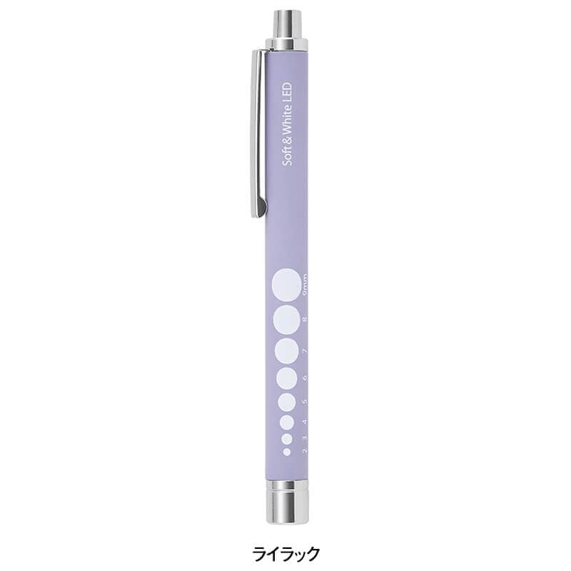 ノック式2色切替スリムペンライト