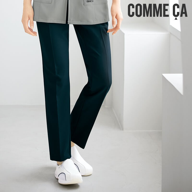 <コムサ>センタープレスストレッチスリムパンツ