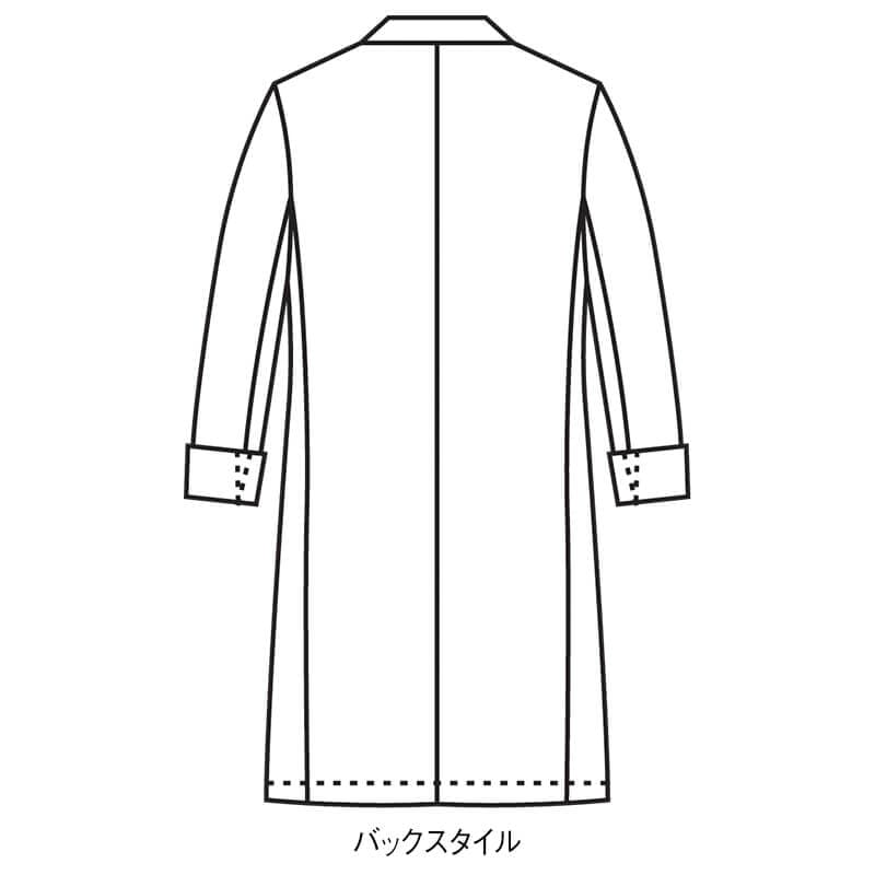 <コムサ>ストレッチドクターコート(男女兼用)