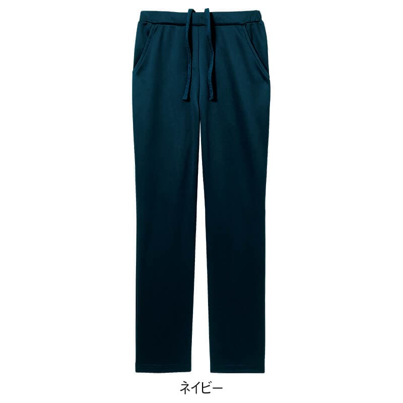 パウダーストレッチ 内側バックポケット仕様ウエスト総ゴムストレートパンツ