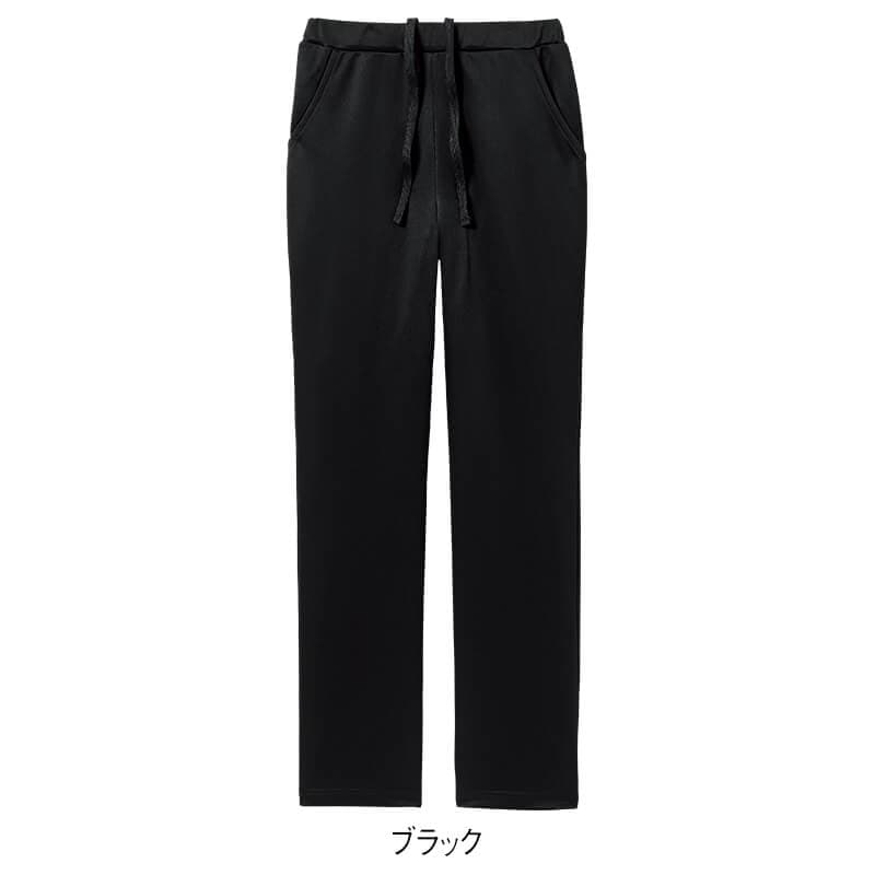 パウダーストレッチ 内側バックポケット仕様ウエスト総ゴムストレートパンツ