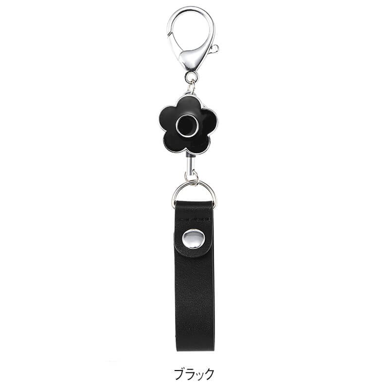 <マリークワント>フック式合皮テープホルダーチャーム付き
