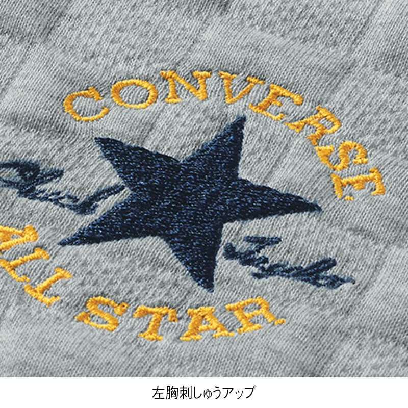 ＜CONVERSE＞薄綿ジャガードフルZIPパーカー