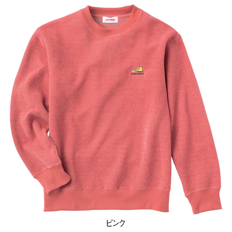 ＜CONVERSE＞ポリモールシューズ刺繍スウェット