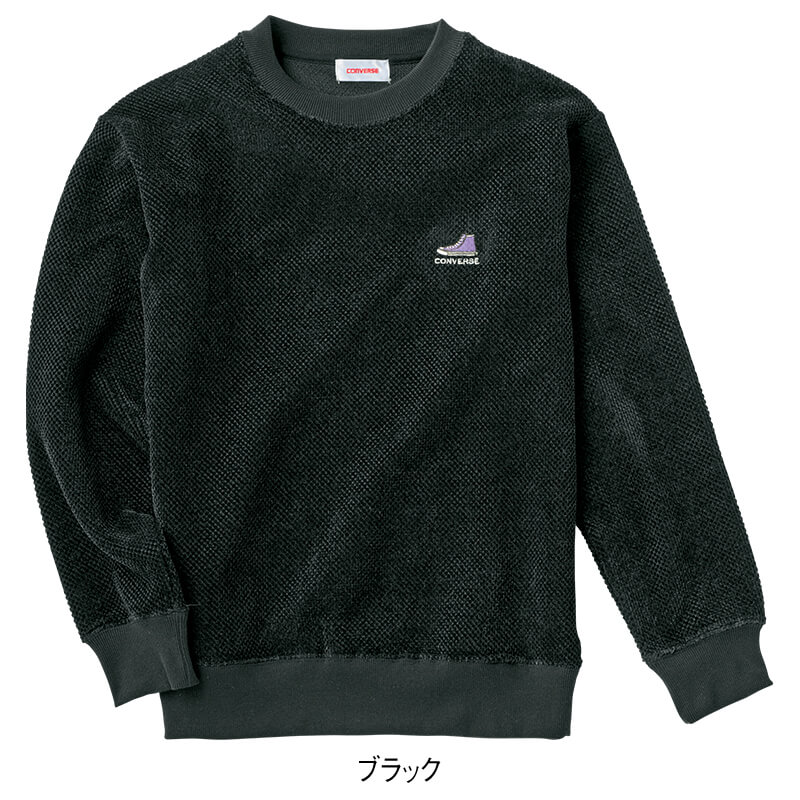 ＜CONVERSE＞ポリモールシューズ刺繍スウェット
