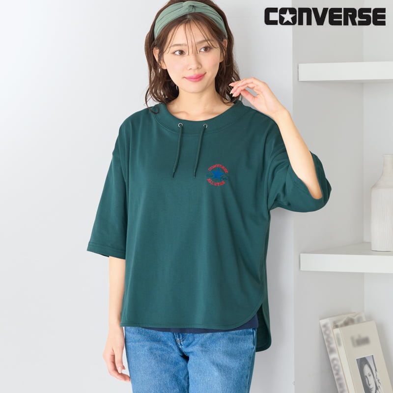 ＜CONVERSE＞天竺ルーズプルオーバー