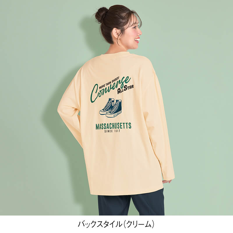 ＜CONVERSE＞ルーズシルエットチュニックTシャツ