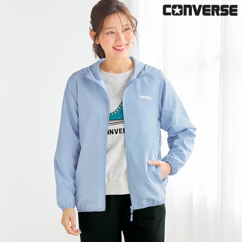 ＜CONVERSE＞ナチュラルストレッチZIPパーカー