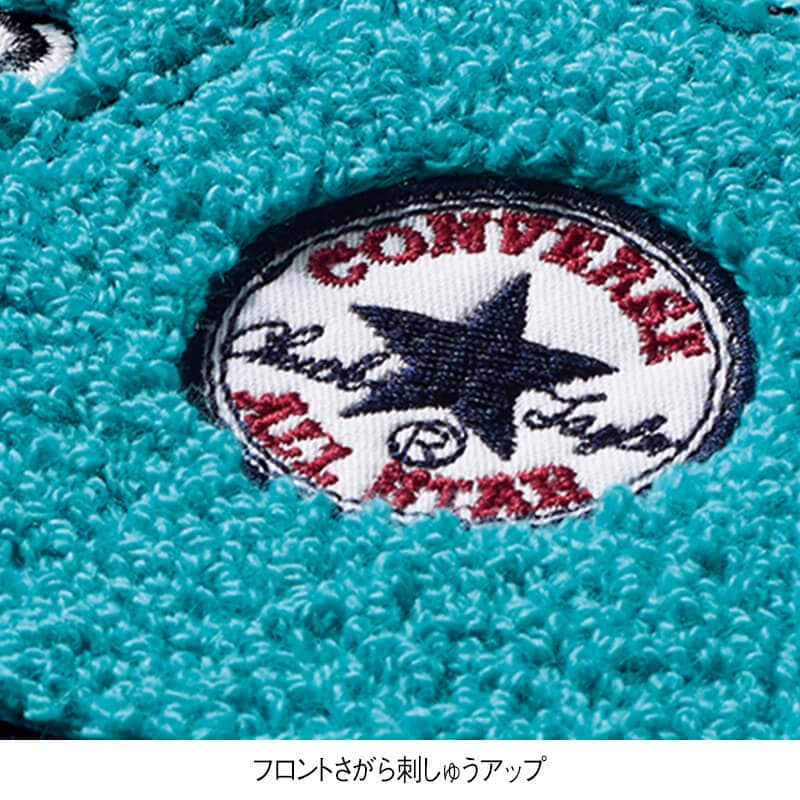 ＜CONVERSE＞ミニ裏毛さがら刺繍裾ラウンドスウェット
