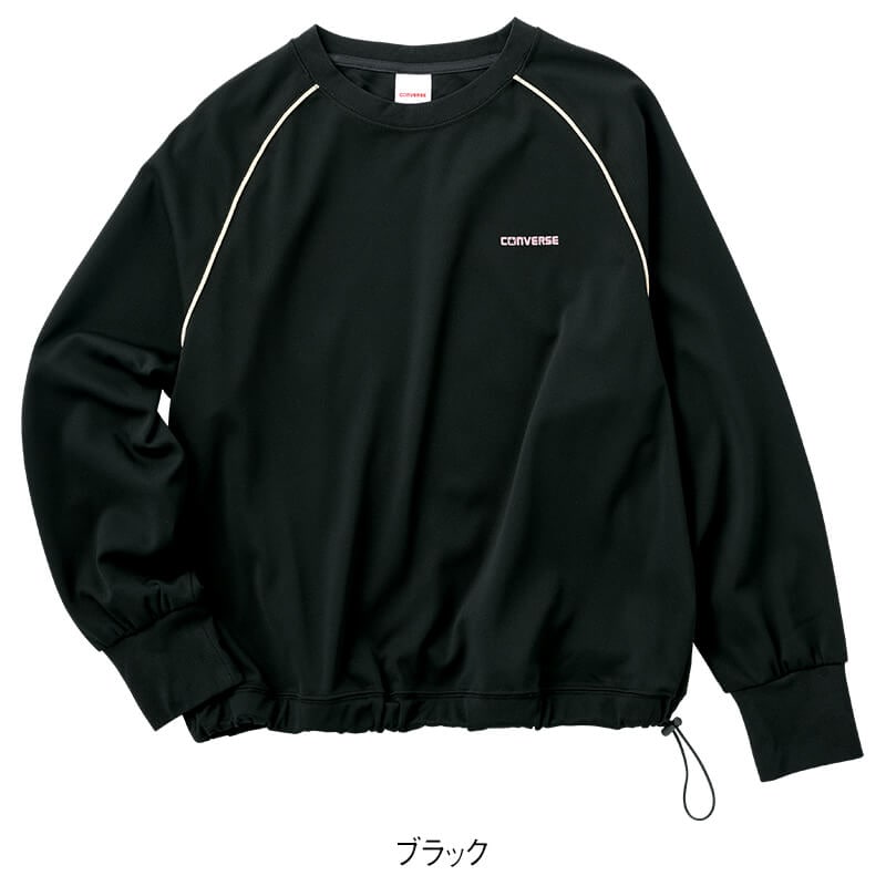 ＜CONVERSE＞ツヤ消しカノコパイピング使いトレーナー