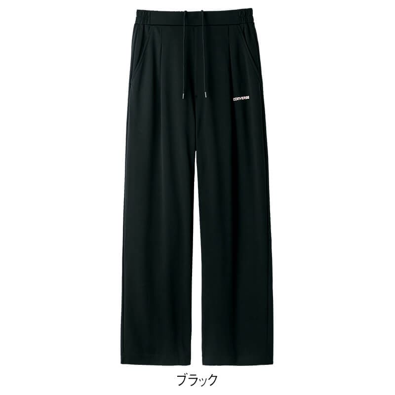 ＜CONVERSE＞ツヤ消しカノコワイドパンツ
