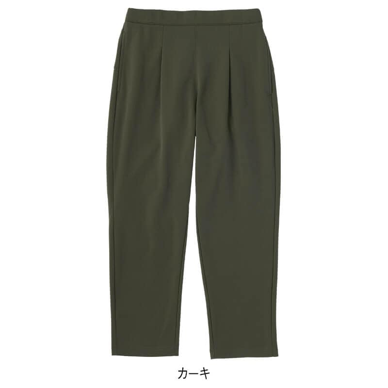 吸汗速乾 圧縮カノコクロップドテーパードパンツ