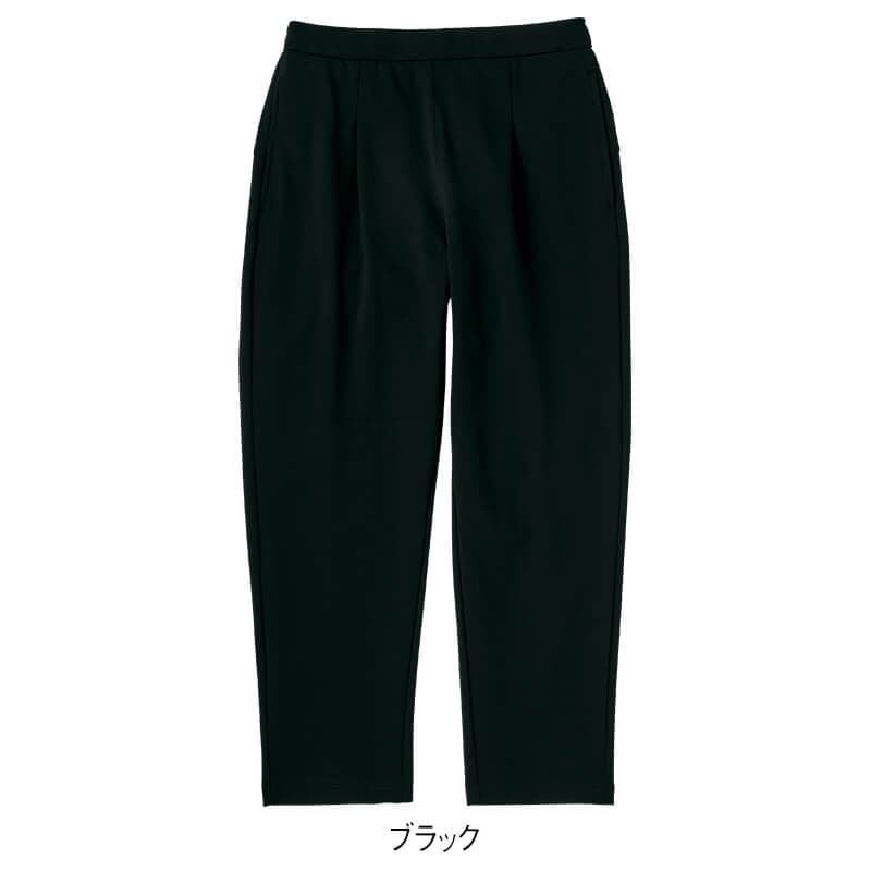 吸汗速乾 圧縮カノコクロップドテーパードパンツ