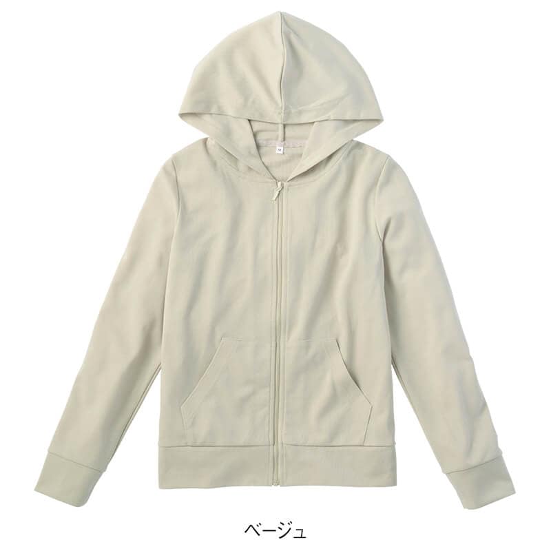 吸水速乾 ドライ裏メッシュフルジップパーカー