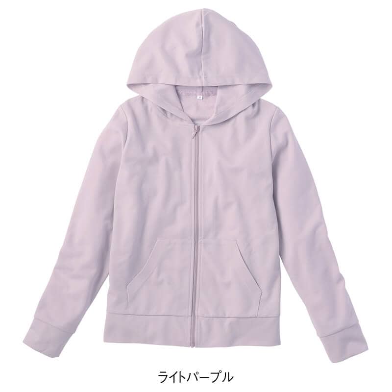 吸水速乾 ドライ裏メッシュフルジップパーカー