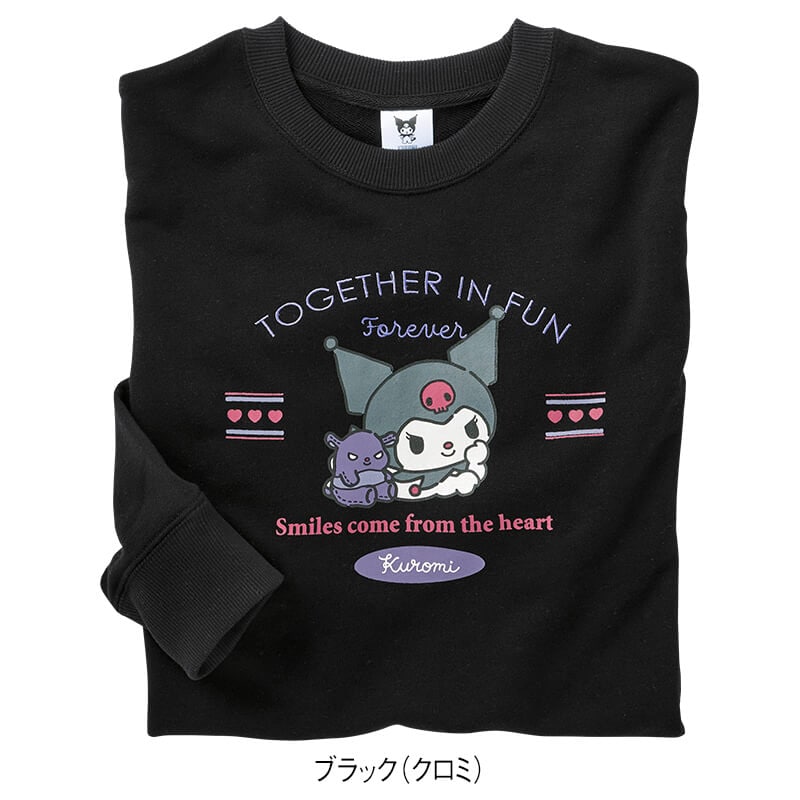 ＜サンリオキャラクターズ＞裏毛クルーネックビッグトレーナー