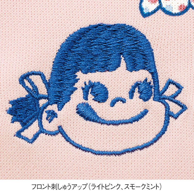 ＜Peko＞ポンチクルーネックワイドトレーナー