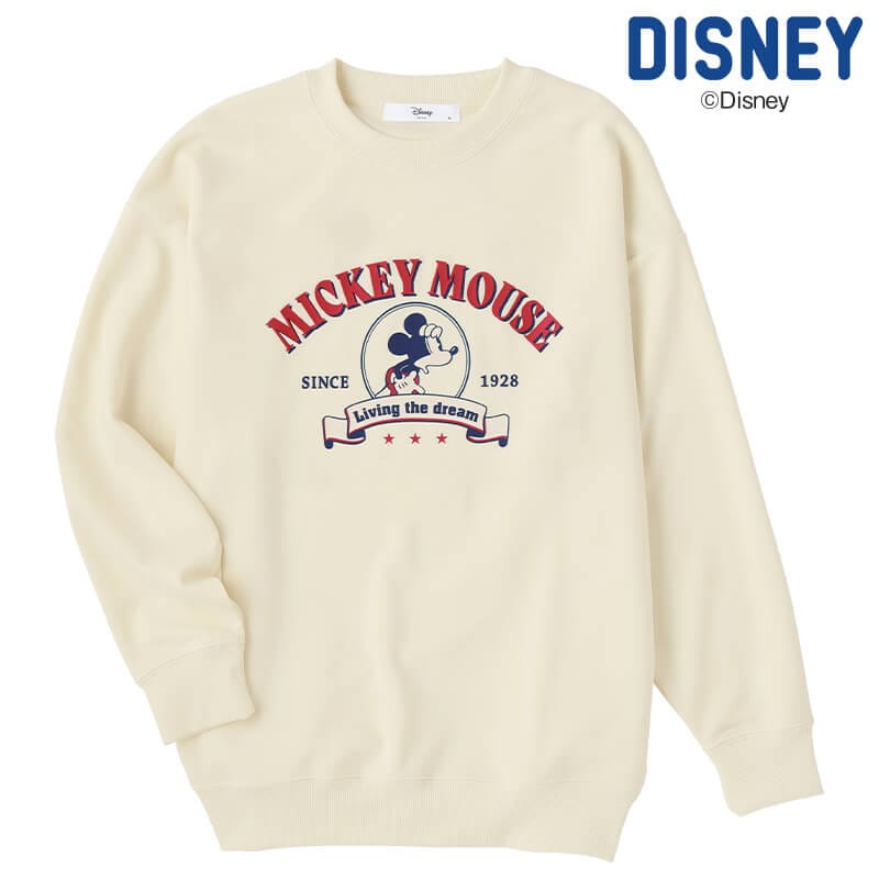 ＜ディズニー＞ポンチクルーネックビッグトレーナー